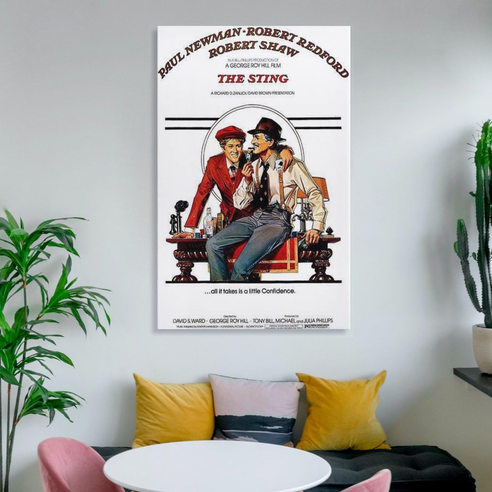 Amazon.co.jp: スティング（1973）ヴィンテージクラシック映画ポスター